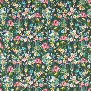 Clarke And Clarke Fabric Wild Meadow Forest F1596/03.CAC.0