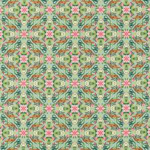 Clarke And Clarke Fabric Menagerie Aqua