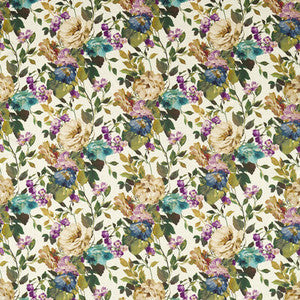 Clarke And Clarke Fabric Bloom Amethyst