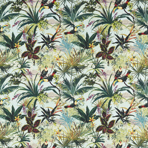 Clarke And Clarke Fabric Toucan Sky