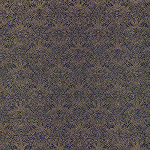 Clarke And Clarke Fabric Leopardo Antique/Noir Jacquard