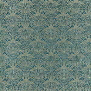 Clarke And Clarke Fabric Leopardo Kingfisher Jacquard