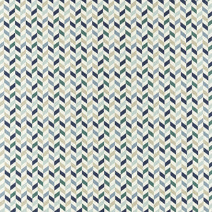Clarke And Clarke Fabric Phoenix Mineral/Navy F1639/01.CAC.0