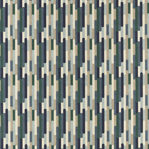 Clarke And Clarke Fabric Seattle Mineral/Navy F1641/01.CAC.0