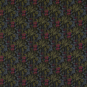 Clarke And Clarke Fabric Elmsdale Jacquard Noir F1647/02.CAC.0
