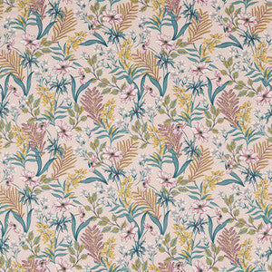 Clarke And Clarke Fabric Hazelbury Blush F1650/01.CAC.0