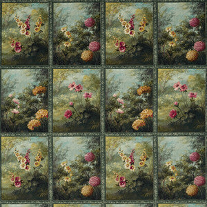 Clarke And Clarke Fabric Artus Forest Velvet F1652/02.CAC.0