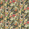 Clarke And Clarke Fabric Lilum Olive Raspberry F1655/03.CAC.0