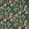 Clarke And Clarke Fabric Lilum Peacock Velvet F1656/01.CAC.0
