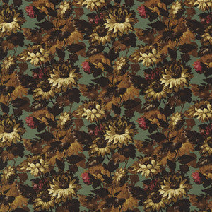 Clarke And Clarke Fabric Sunforest Russet Velvet F1661/02.CAC.0
