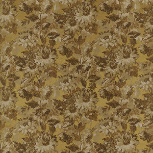 Clarke And Clarke Fabric Sunforest Ochre Jacquard F1662/01.CAC.0