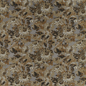 Clarke And Clarke Fabric Sunforest Pewter Jacquard F1662/03.CAC.0