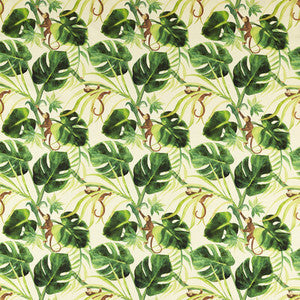 Clarke And Clarke Fabric Monkey Biz Outdoor Nat F1671/01.CAC.0