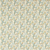 Clarke And Clarke Fabric Golden Lily Linen/Teal F1677/04.CAC.0