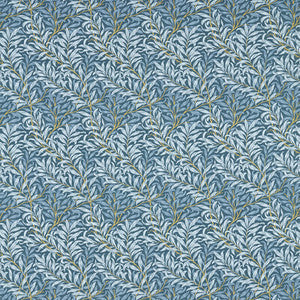Clarke And Clarke Fabric Willow Boughs Denim F1679/01.CAC.0