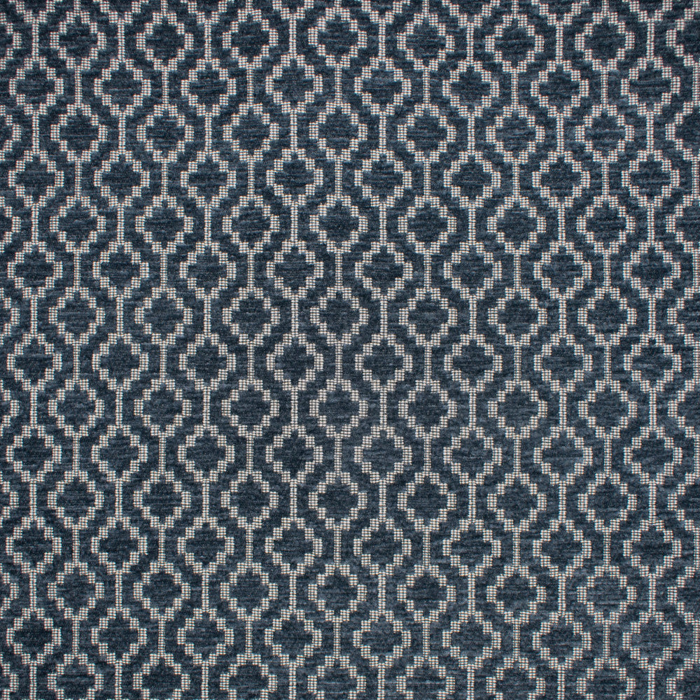 F1679 Indigo by Greenhouse Designer Fabric 100% Polyester China 45,000 </p><p>Repeat: 2" H, 2" V 57" - Swanky Fabrics -