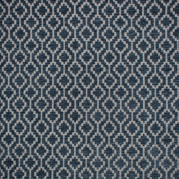 F1679 Indigo by Greenhouse Designer Fabric 100% Polyester China 45,000 double rubs </p><p>Repeat: 2" H, 2" V 57" - Swanky Fabrics -