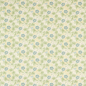 Clarke And Clarke Fabric Mallow Apple/Linen F1680/02.CAC.0