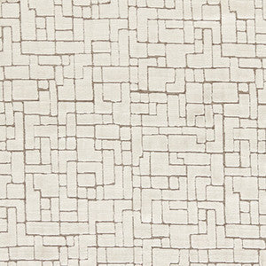 Clarke And Clarke Fabric Kupka Ivory F1685/03.CAC.0