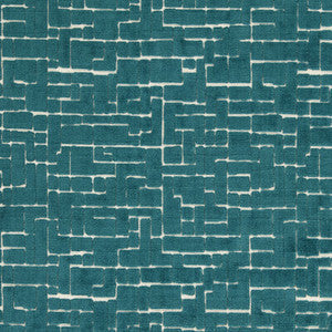 Clarke And Clarke Fabric Kupka Peacock F1685/05.CAC.0