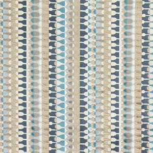 Clarke And Clarke Fabric Orpheus Denim F1687/01.CAC.0