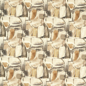 Clarke And Clarke Fabric Figura Linen/Charcoal F1694/03.CAC.0