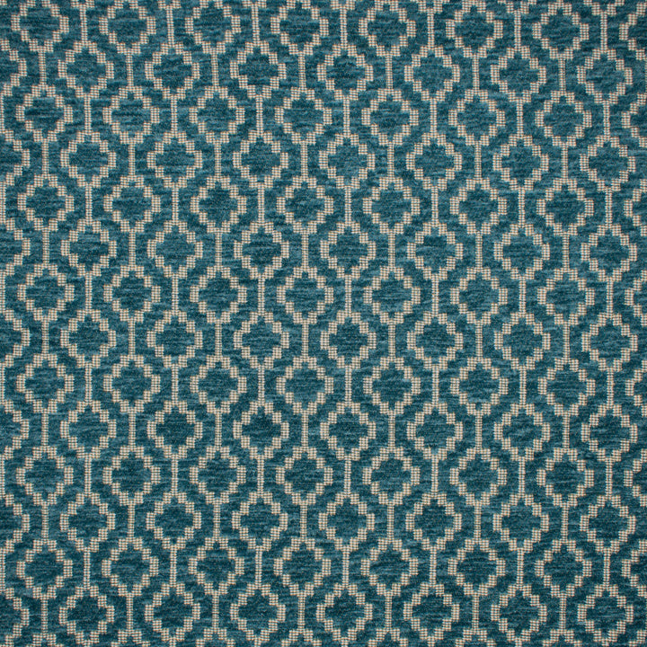 F1694 Teal by Greenhouse Designer Fabric 100% Polyester China 45,000 </p><p>Repeat: 2" H, 2" V 57" - Swanky Fabrics -