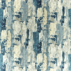 Clarke And Clarke Fabric Lagna Denim/Linen F1695/02.CAC.0
