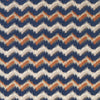 Clarke And Clarke Fabric Sagoma Midnight/Spice F1698/03.CAC.0