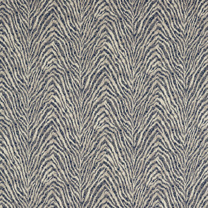 Clarke And Clarke Fabric Manda Midnight/Linen F1712/02.CAC.0