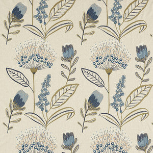 Clarke And Clarke Fabric Protini Denim F1715/01.CAC.0