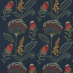 Clarke And Clarke Fabric Protini Midnight F1715/02.CAC.0