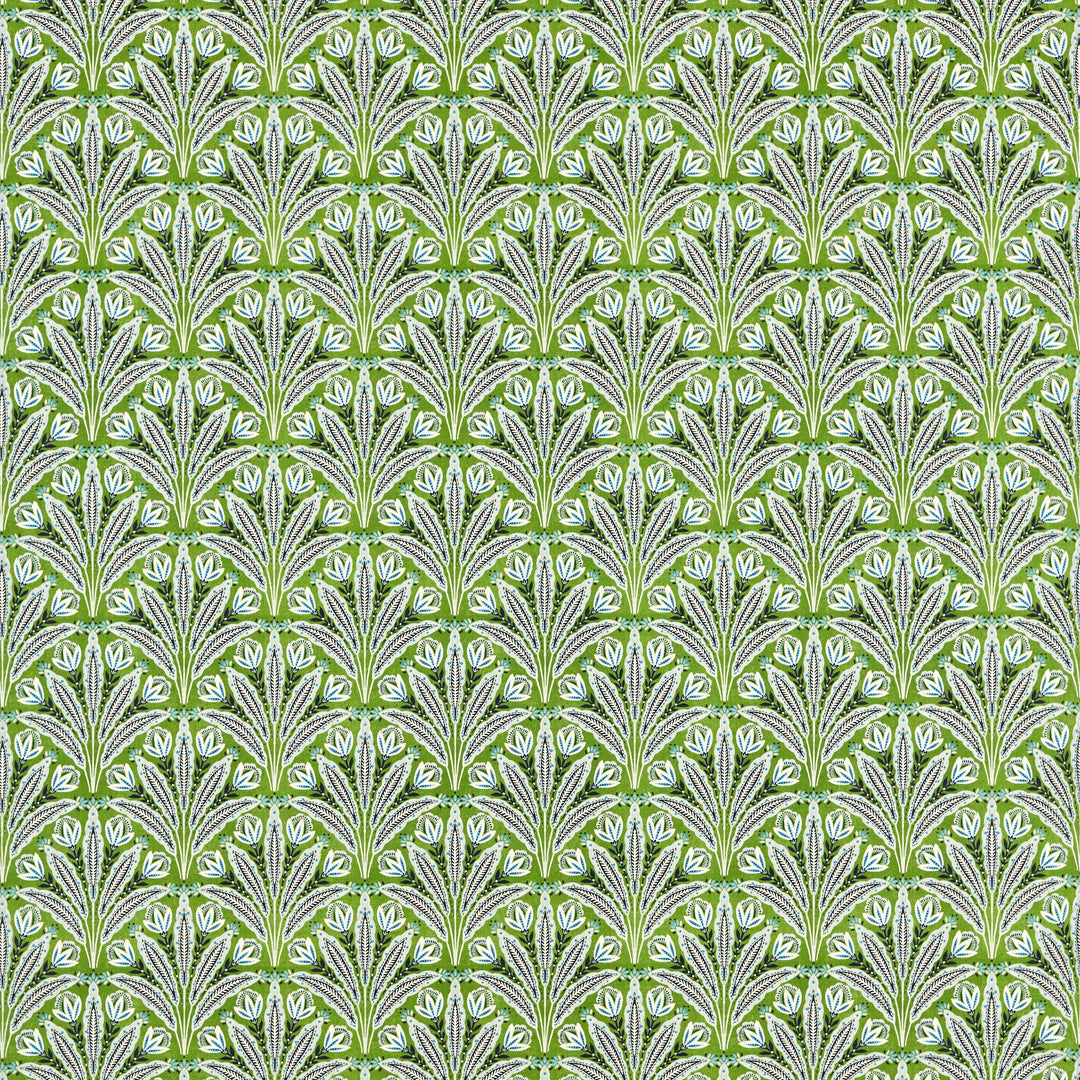Clarke & Clarke Fabric Attingham - Cobalt Green