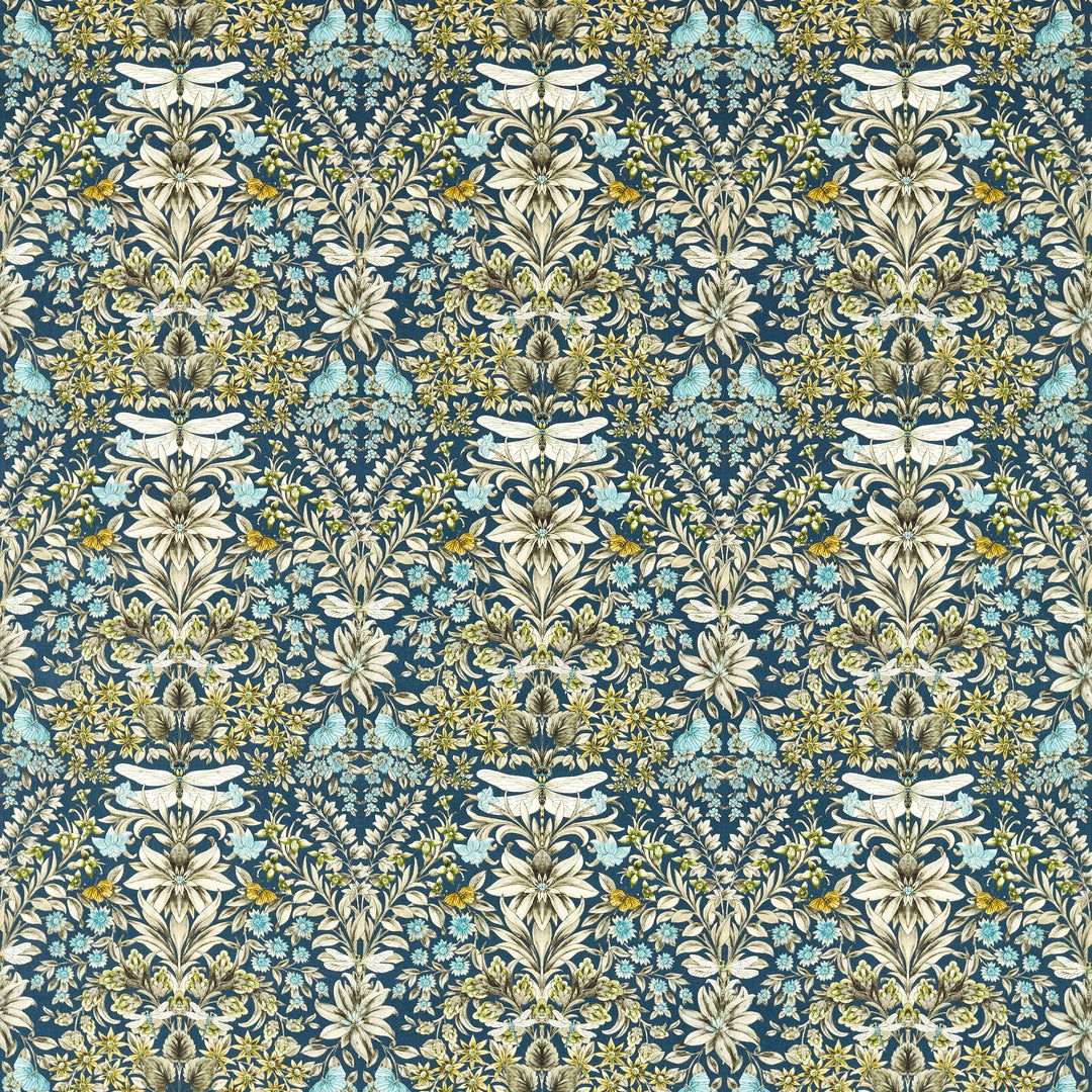 Clarke & Clarke Fabric Mirabell - Midnight