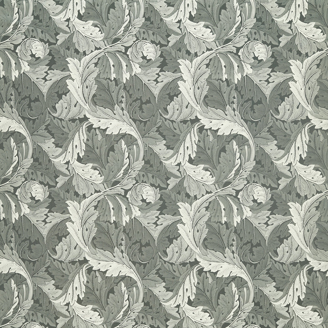 Clarke & Clarke Fabric Acanthus Jacquard - Slate