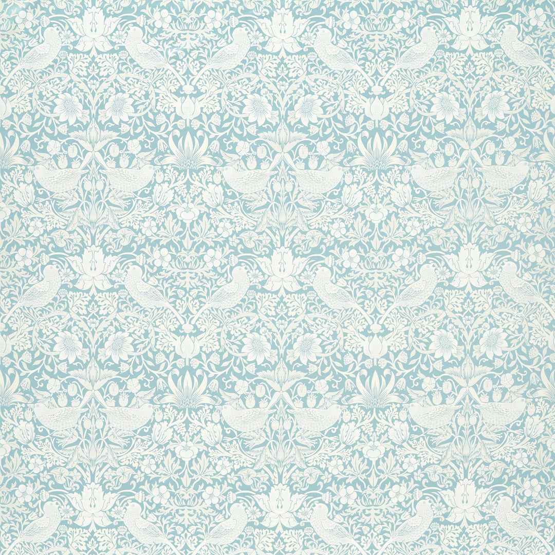 Clarke & Clarke Fabric Strawberry Thief Jacquard - Mineral