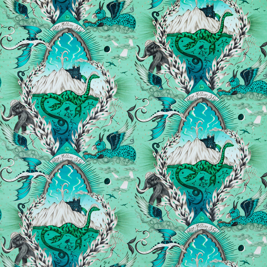 Clarke & Clarke Fabric Highlandia Velvet - Sage