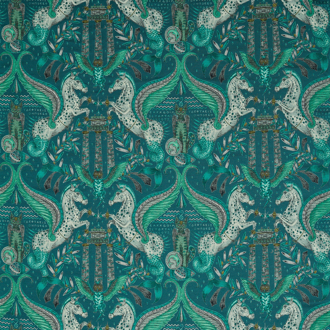 Clarke & Clarke Fabric Odyssey Mythos Jacquard - Olive