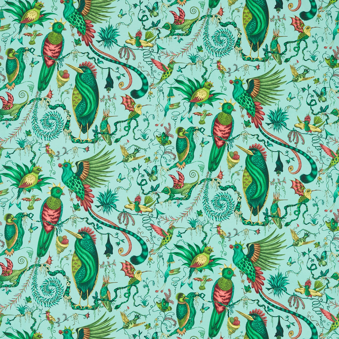 Clarke & Clarke Fabric Quetzal - Aqua