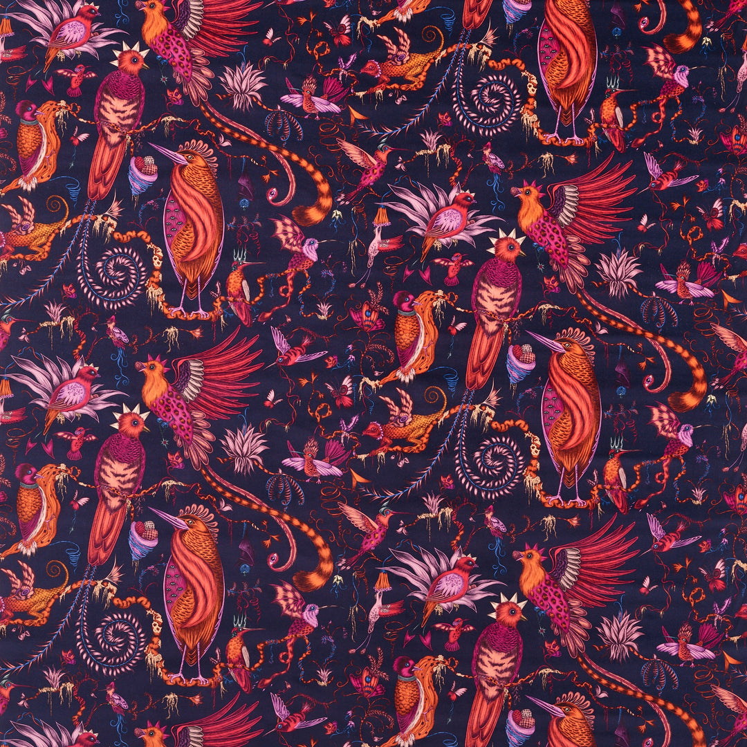 Clarke & Clarke Fabric Quetzal Velvet - Violet