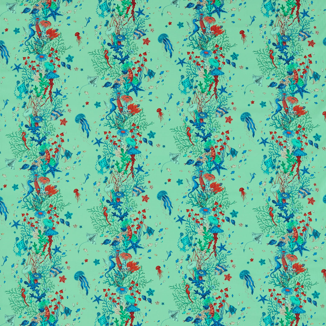 Clarke & Clarke Fabric Seaforest - Aqua