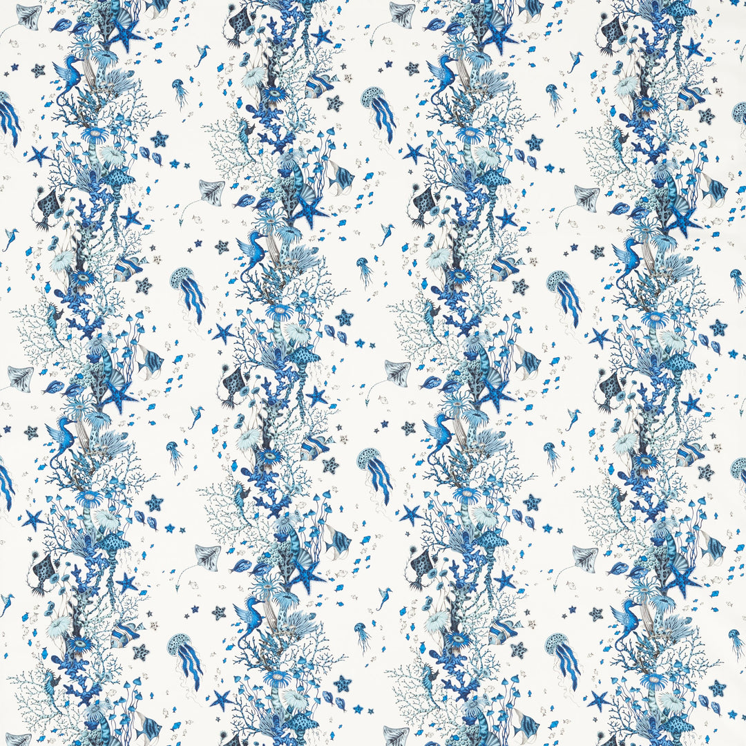 Clarke & Clarke Fabric Seaforest - Blue