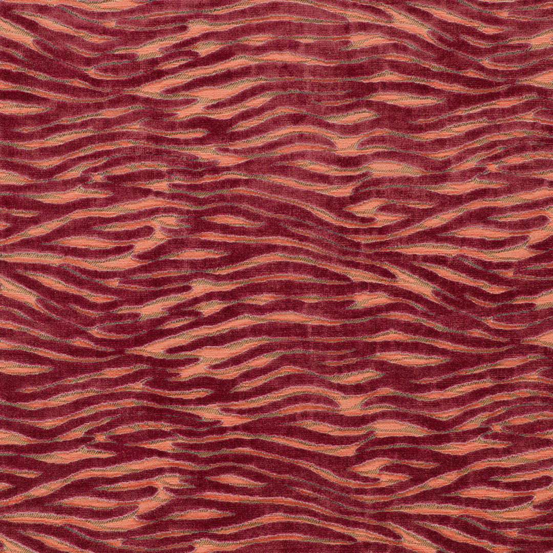 Clarke & Clarke Fabric Wildstripe - Coral