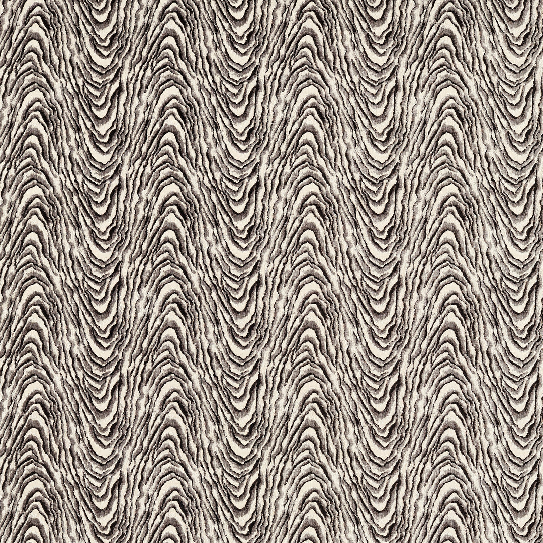 Clarke & Clarke Fabric Delvoye Velvet - Noir