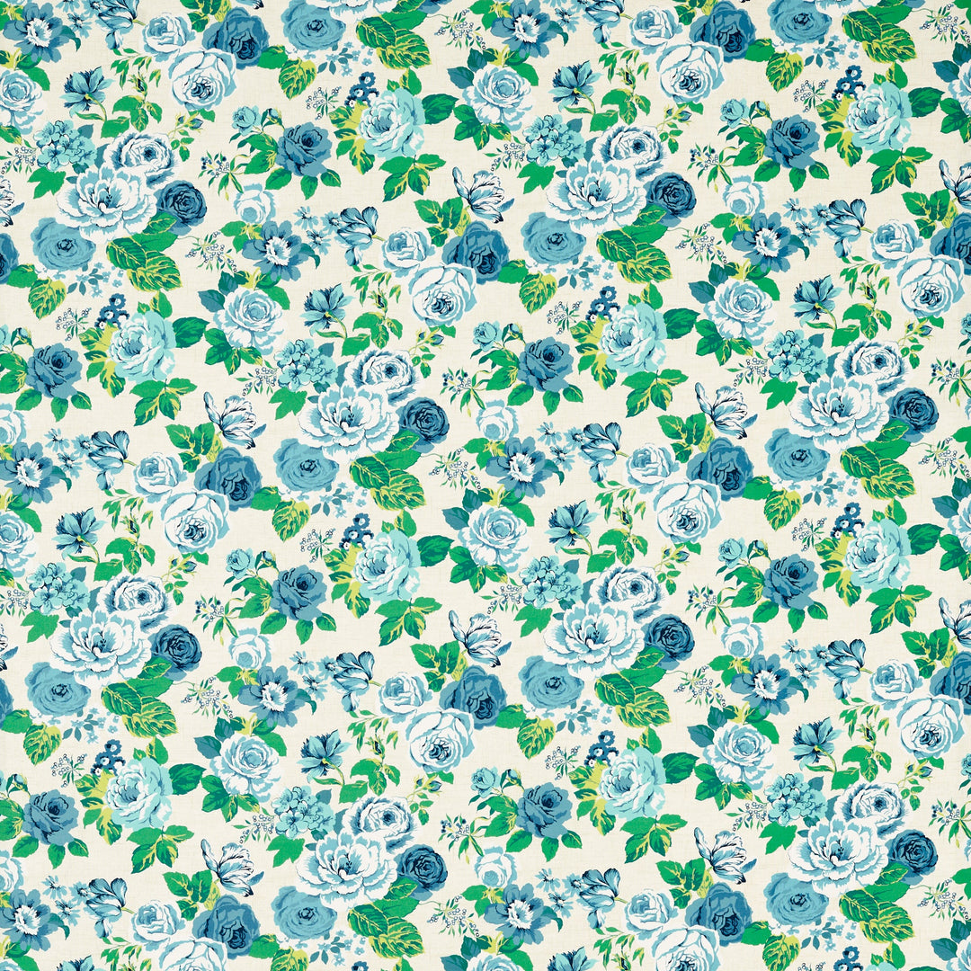 Clarke & Clarke Fabric Genevieve - Cobalt