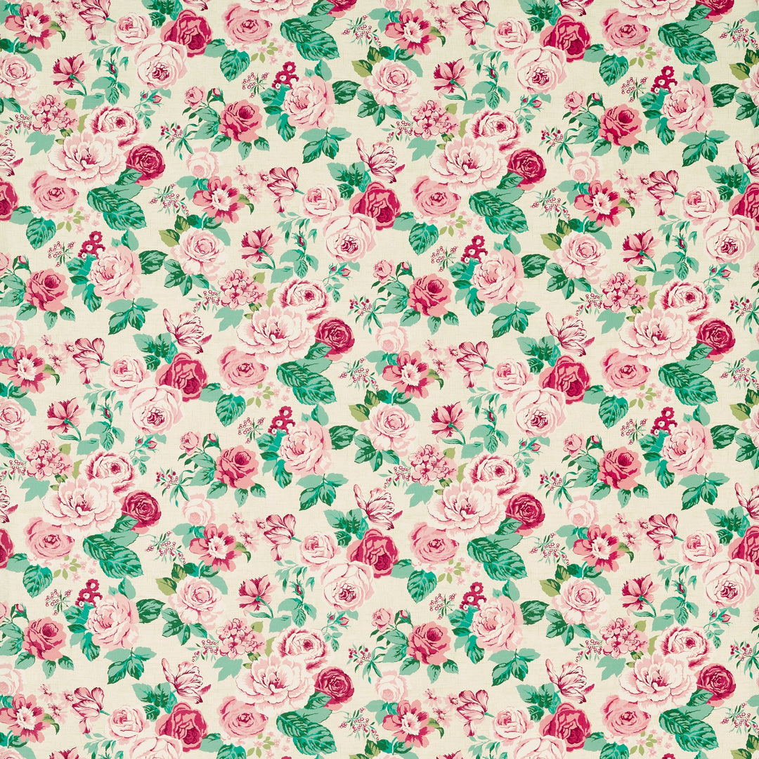 Clarke & Clarke Fabric Genevieve - Rose
