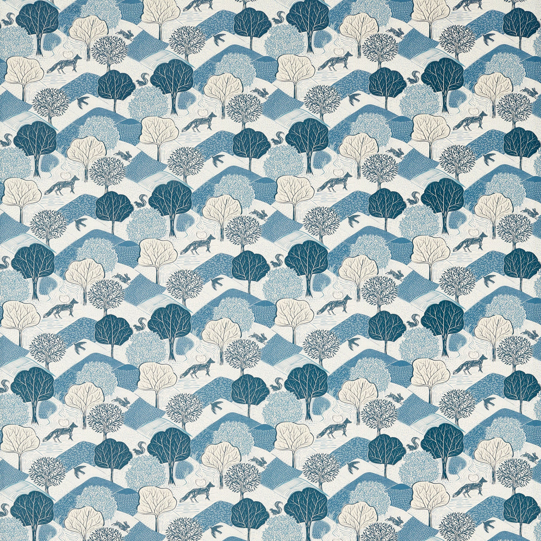 Clarke & Clarke Fabric Kielder - Midnight
