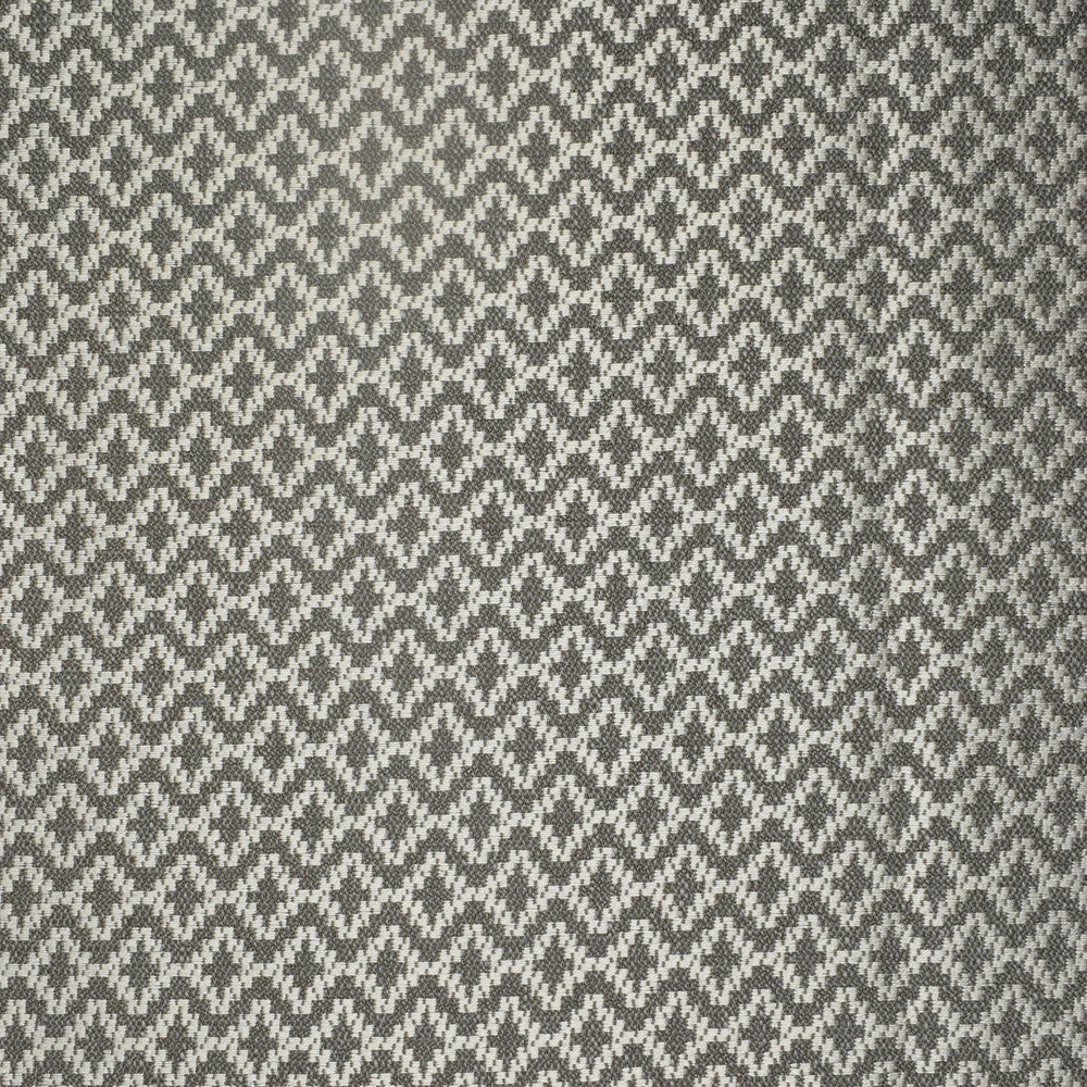 F1937 Silver by Greenhouse Designer Fabric 85% Polyester, 10% Rayon, 5% Linen China 25,000 double rubs </p><p>Repeat: 1.77" H, 2" V 56" - Swanky Fabrics -