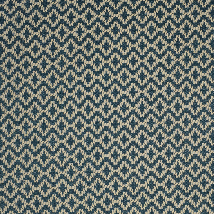 F1974 Petrol by Greenhouse Designer Fabric 85% Polyester, 10% Rayon, 5% Linen China 25,000 double rubs </p><p>Repeat: 1.77" H, 2" V 56" - Swanky Fabrics -