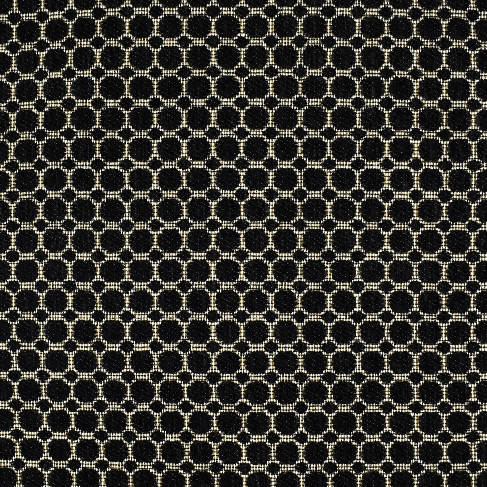 F2240 Jet by Greenhouse Designer Fabric E69: greenhouse HUES 100% Polyester China 45,000 double rubs </p><p>Repeat: 1.5" H, 1.5" V 57" - Swanky Fabrics -